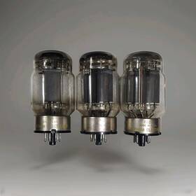 Chatham Tung-sol 6528 3 Tubes Tested Good 2 Electronics 1 Tung-sol Used