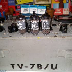 Ei Nis Serbia Yugo 12au7-ecc82 3x Tv7d/u Test Nos /nib Ecc82 12au7 Telefunken W.german Tooled Tubes