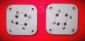 Johnson 122-244-204 Nob Mil Grade 4-pin Tube Sockets For 8008 And Many Others