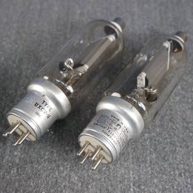 United Electronics Uxcv-11 Two Pair Power Amplifier Tubes Good Filaments No Heat Discoloration